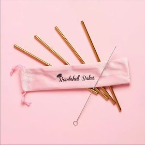 🆕Bombshell Baker Drinking Straws/wbrush